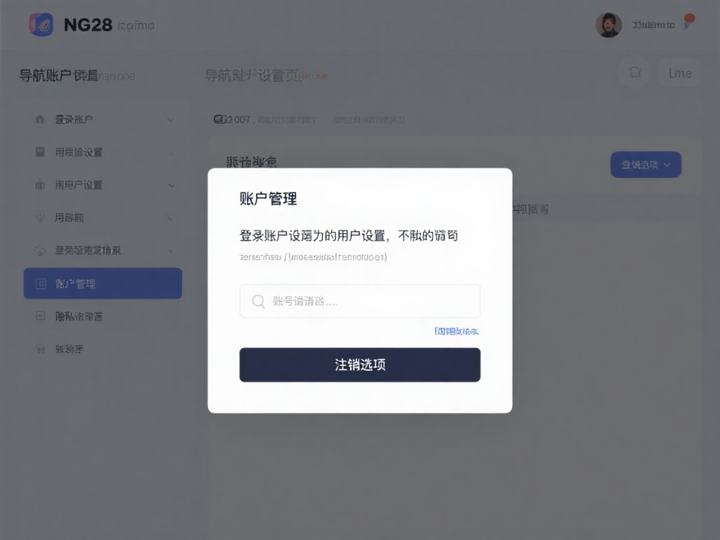 登录账户，访问用户设置
通常，账号注销功能隐藏在